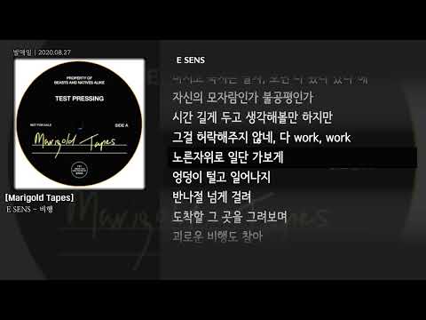 [그냥자막] E SENS - 비행 [Marigold Tapes]