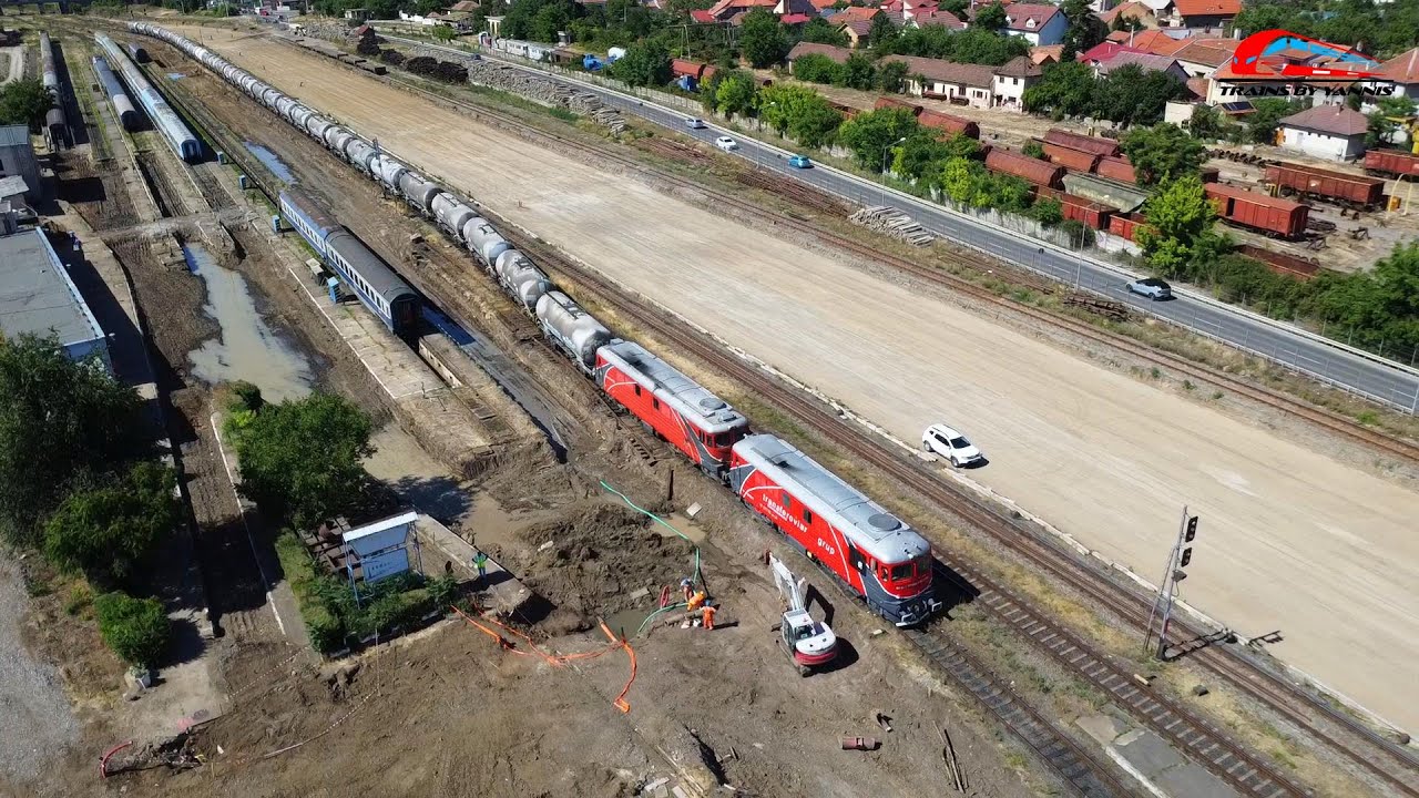 Multe Trenuri & Manevre in Gara Oradea / Trains in Oradea Station (40 Minute) - 02 Iulie 2025[DRONE]