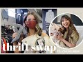 Thrift Swap with my friend Chloe Wen! | Sip + Thrift Neutral Haul with Name Brands