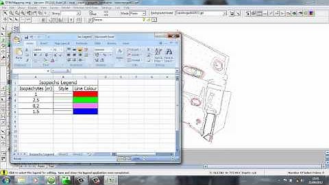 Modelling - 8 Legend Isopach Lines