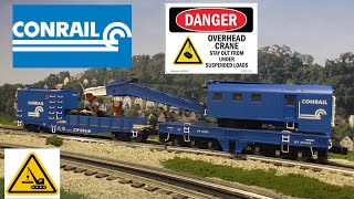 Lionel TMCC Conrail Crane & Boom Car Reunited O Gauge