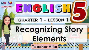 GRADE 5 QUARTER 1 LESSON 1 MATATAG Recognizing Story Elements Revised K- 12 REVISED K-12