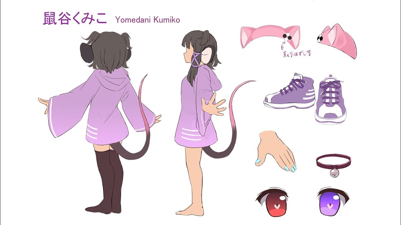 Birthday Rat talks about her design {The Prequel} (Yomedani Kumiko [SmolTuber])