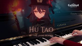 Hu Tao:  Let the Living Beware (Any Last Words?) - Genshin Impact | Piano Resimi