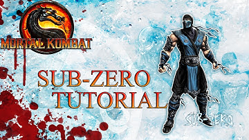 Mortal Kombat 9 - SUB-ZERO Tutorial Basics, Advanced, Set Ups, Combos, Resets
