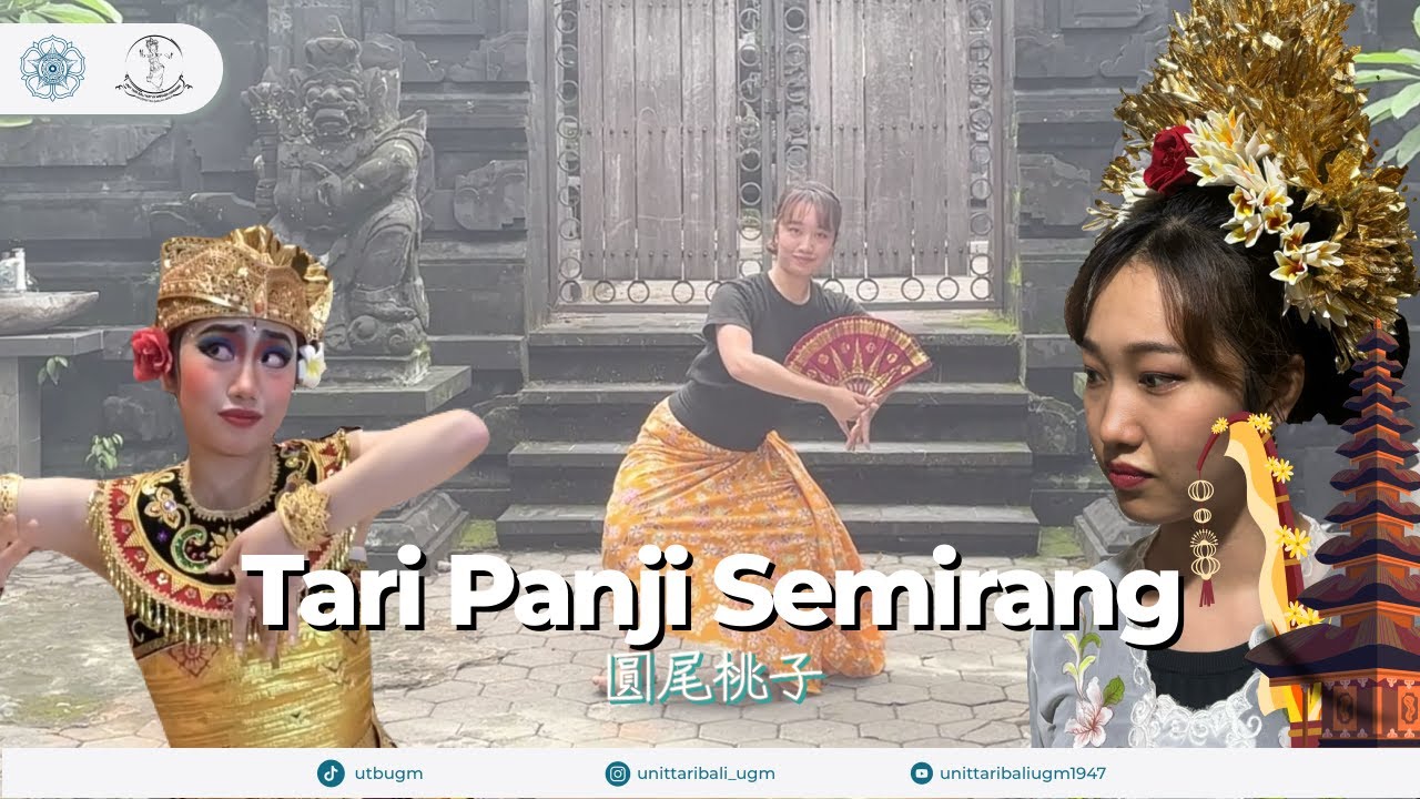 Tari Panji Semirang oleh Mahasiswi Jepang, Momoko