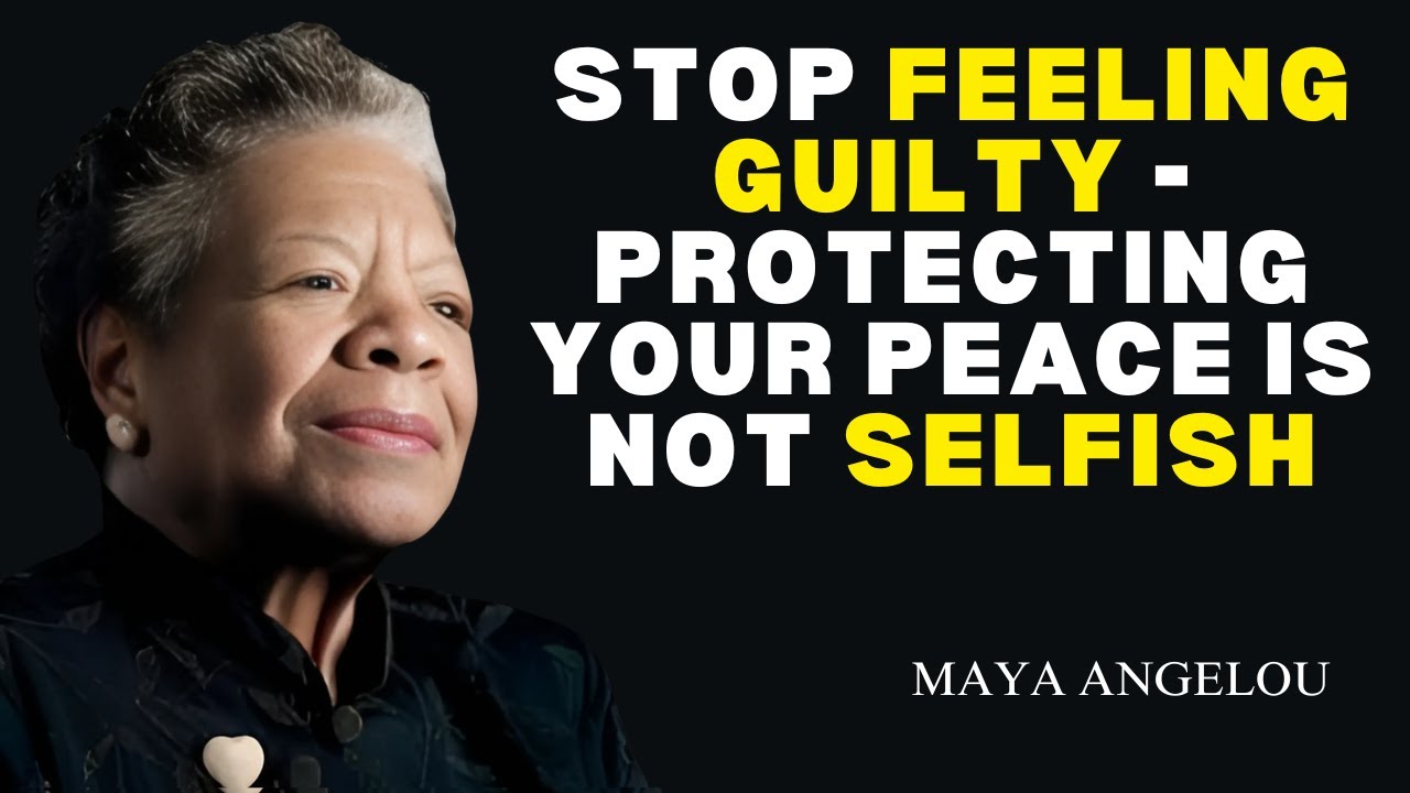 Choosing Peace in a World That Demands Too Much _ Dr. Maya Angelou Powerful Motivation Speech