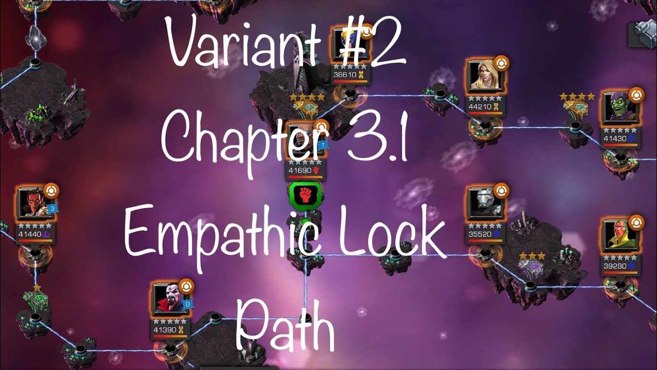 Variant #2 Ch 3.1 - vs Mephisto, Mister Sinister, War Machine, Vision, Taskmaster, Psylocke | MCOC