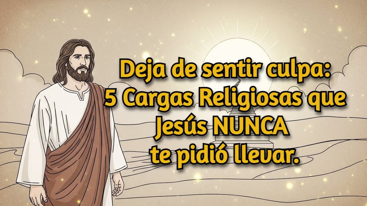 Deja de sentir culpa: 5 Cargas Religiosas que Jesús NUNCA te pidió llevar