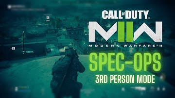 Modern Warfare 2 Spec-Ops...in 3RD PERSON?
