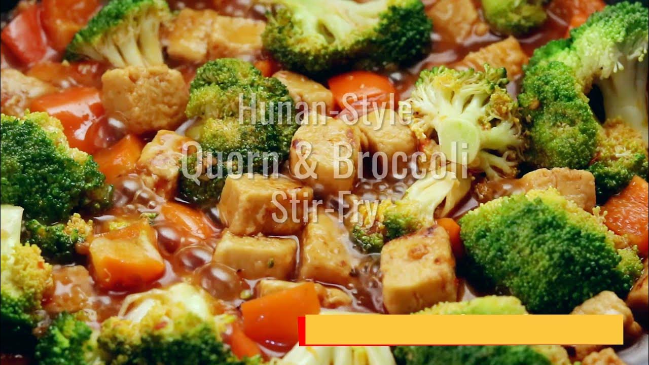 Keto HunanStyle Quorn and Broccoli StirFry Low Carb Recipes keto
