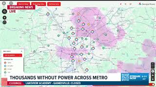 Thousands across metro wake up without power
