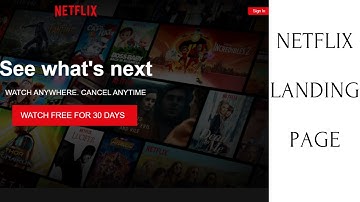 How to make a Netflix landing page html css javascript | Source code