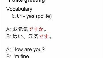 Learn Japanese from Scratch 2.1.1 - State-of-being & Polite form