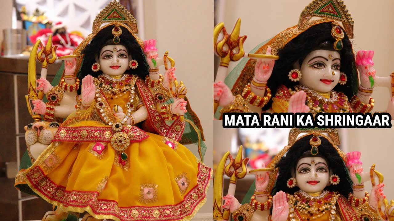 बसंत पंचमी पर दुर्गा माँ का श्रृंगार || Chiko's Recipes