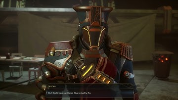 The Outer Worlds 2 - Arbitrary Measures: Recruit Arbiter Tristan Dialogue Tree | Inez Comment
