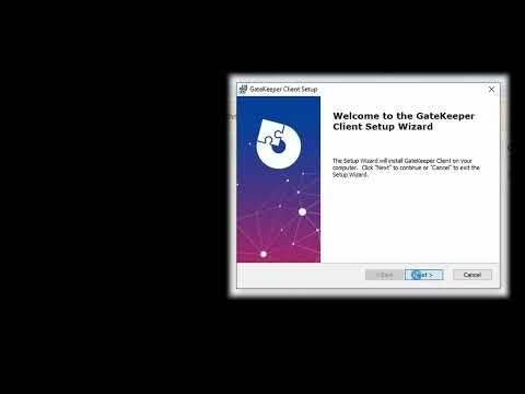 Installing the GateKeeper Enterprise Client Software - video from GateKeeper