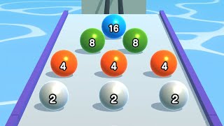 Ball Run 2048 Max All levels Android & iOS Pro Noob Gameplay Walkthrough Part 1