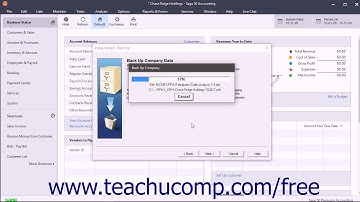 Sage 50 2018 Tutorial Using the Purge Wizard Sage Training