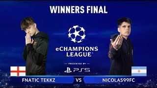 : TEKKZ vs NICOLAS99FC | eChampions League Winners Final | FIFA 22