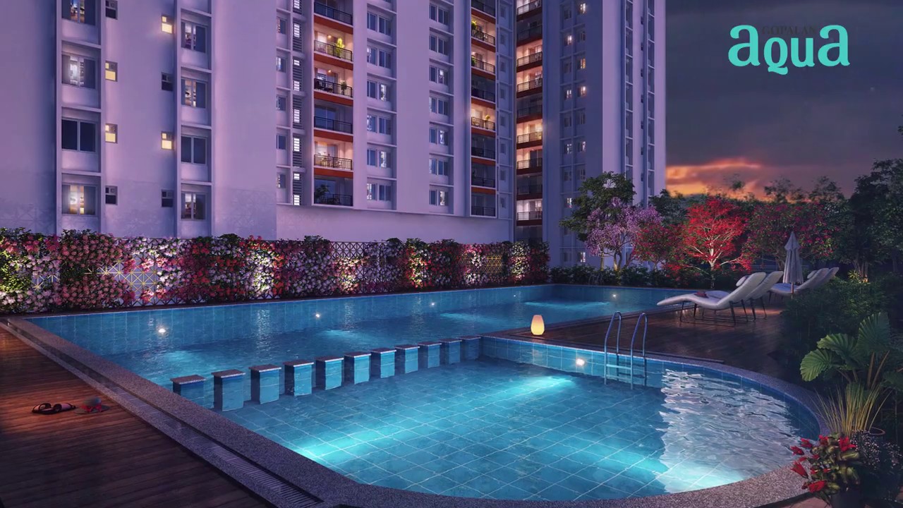 Gopalan Aqua Luxury Apartments in Whitefield, Bangalore YouTube