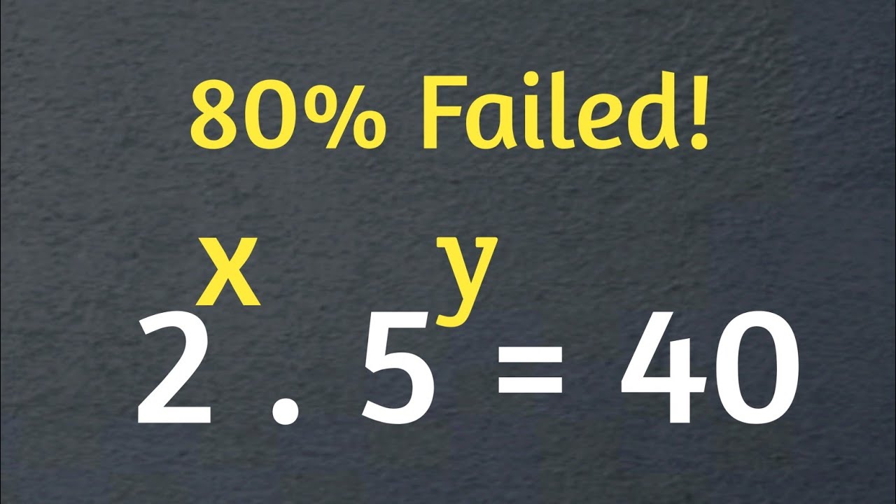 A Nice Olympiad Exponential Problem || How to Solve?