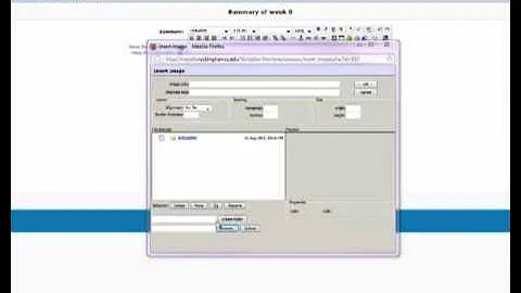 Adding an image in Moodle 1.9