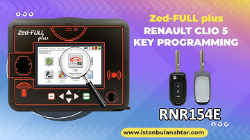 Key Programming for RENAULT Clio 5blade key when all keys are lost using RH850 programmer cable