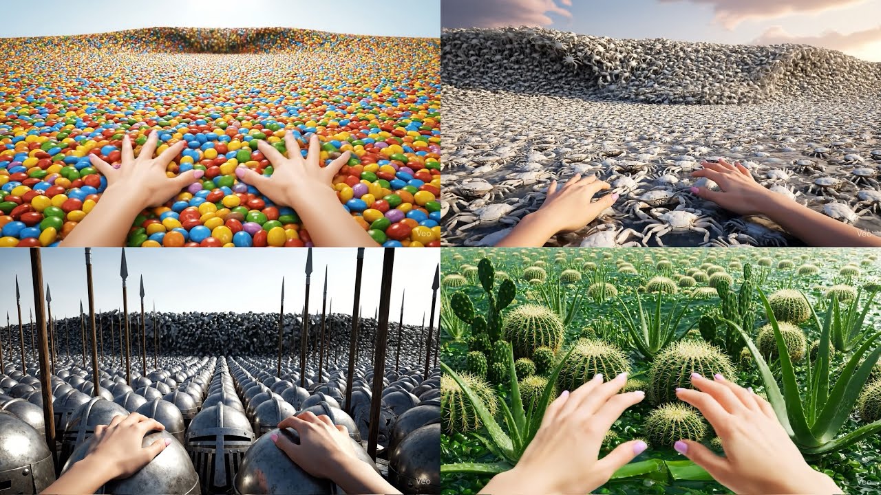 10 Minutes of Satisfying Ocean AI ASMR 🌊✨ | Which Ocean Would You Swim In? 