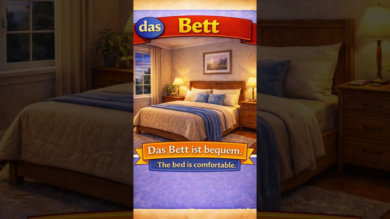 German A1 House Vocabulary 🏠 | das Words + Easy Sentences 