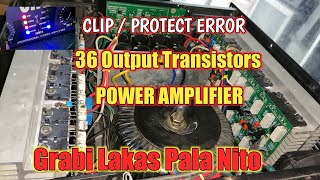 Naka protect/clip pano ayusin | hirap talagang ayusin ang power amp