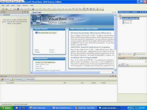 Youtube Downloader in visual basic 2008