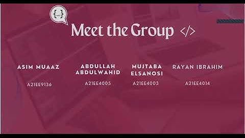 Video Project SECP1103 section 01