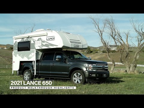 Lance 650 Truck Camper | Floor Plan Walkthrough & Feature Highlights