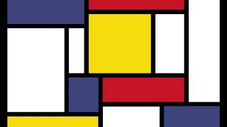 Piet Mondrian animated painting test