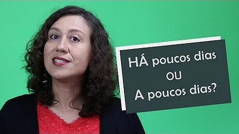 Qual é o correto agora a pouco ou agora há pouco?