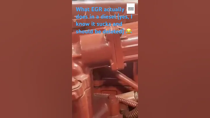 What EGR does besides destroy your engine. #diesel #emissions #deleteegr #dieselpower #dieselfacts