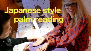 Japanese Style Palm Reading With A British Lady