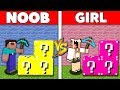 Minecraft Battle: NOOB vs GIRL : LUCKY BLOCK RACE CHALLEGNE IN MINECRAFT ANIMATION