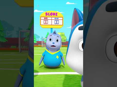 Lagu Sepak Bola Video Seru #shorts #soccersong #nurseryrhymes #loconuts #forkids