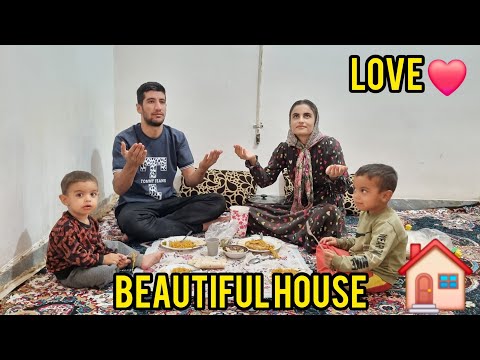 نهاية الأوقات الصعبة تمكن الزوجان المحبان أخير ا من بناء منزلهما الجميل