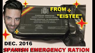 ~ Spanish Emergency Ration ~  Dec 2016, from Eistee!