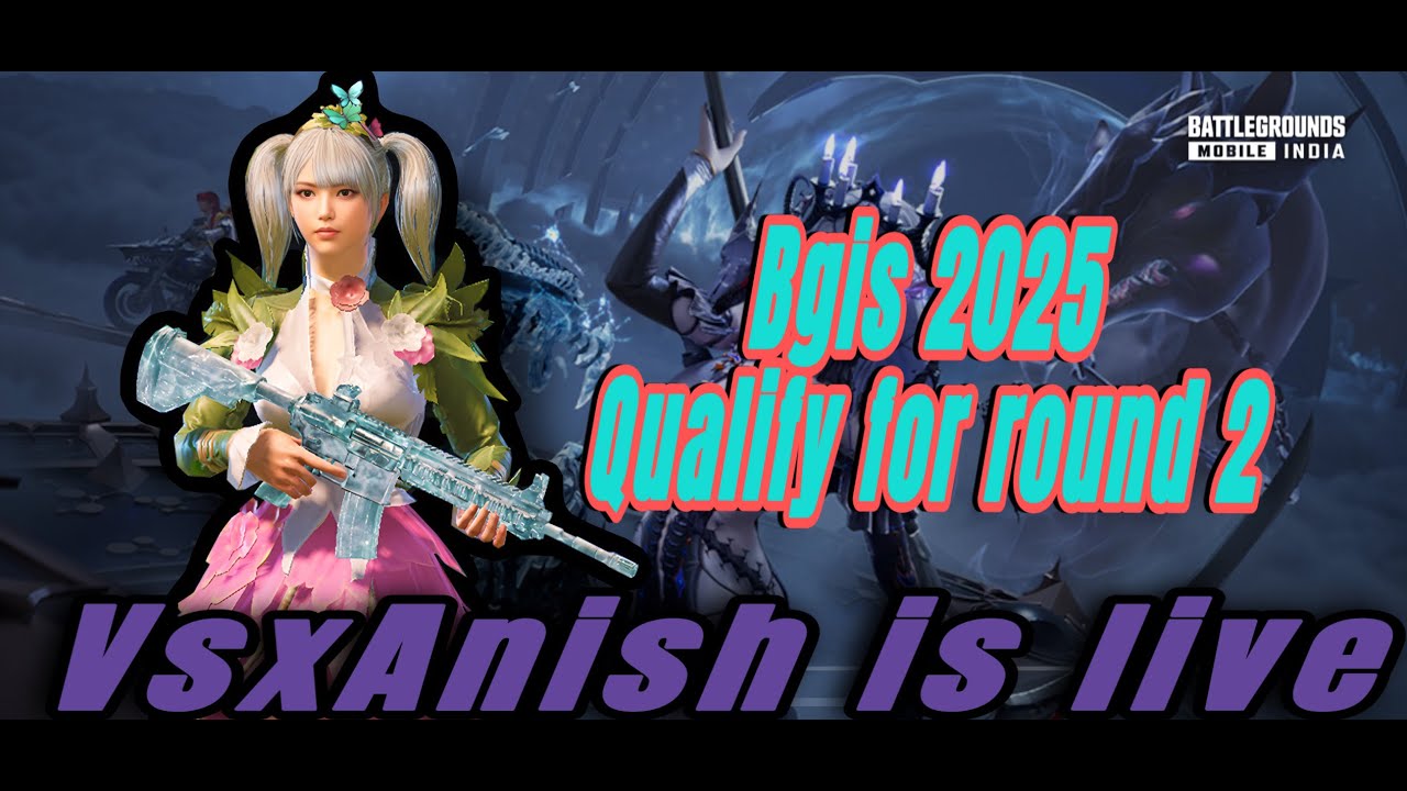 Qualify bgis 2025 round 2 ||Bgmi live || Road to 2k Bgmi live - YouTube