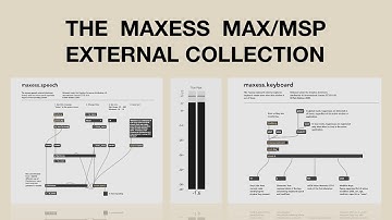 The Maxess Max/Msp external Collection