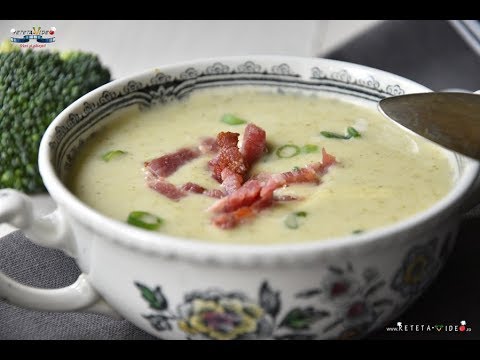 Video: Supă Cremă De Cartofi Slabă Cu Broccoli