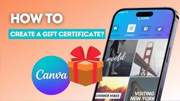 How to create a gift certificate on Canva?