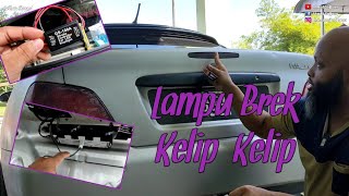 Brek Waja Belakang Kelip-Kelip | Brake Stop Light Strobe Flash Module Controller Box
