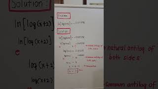 Common and natural log concepts