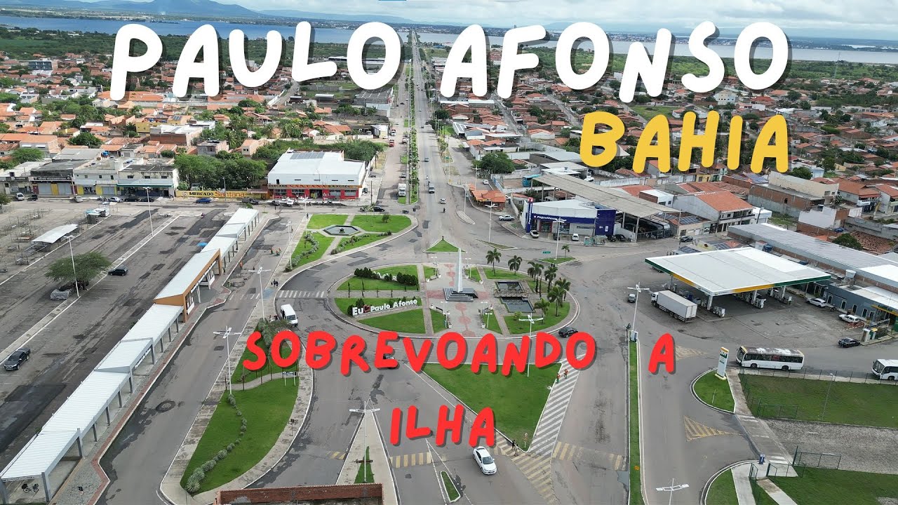 SOBREVOANDO PAULO AFONSO BAHIA - A ILHA CAPITAL DA ENERGIA