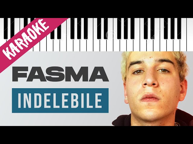 Fasma | Indelebile // Piano Karaoke con Testo